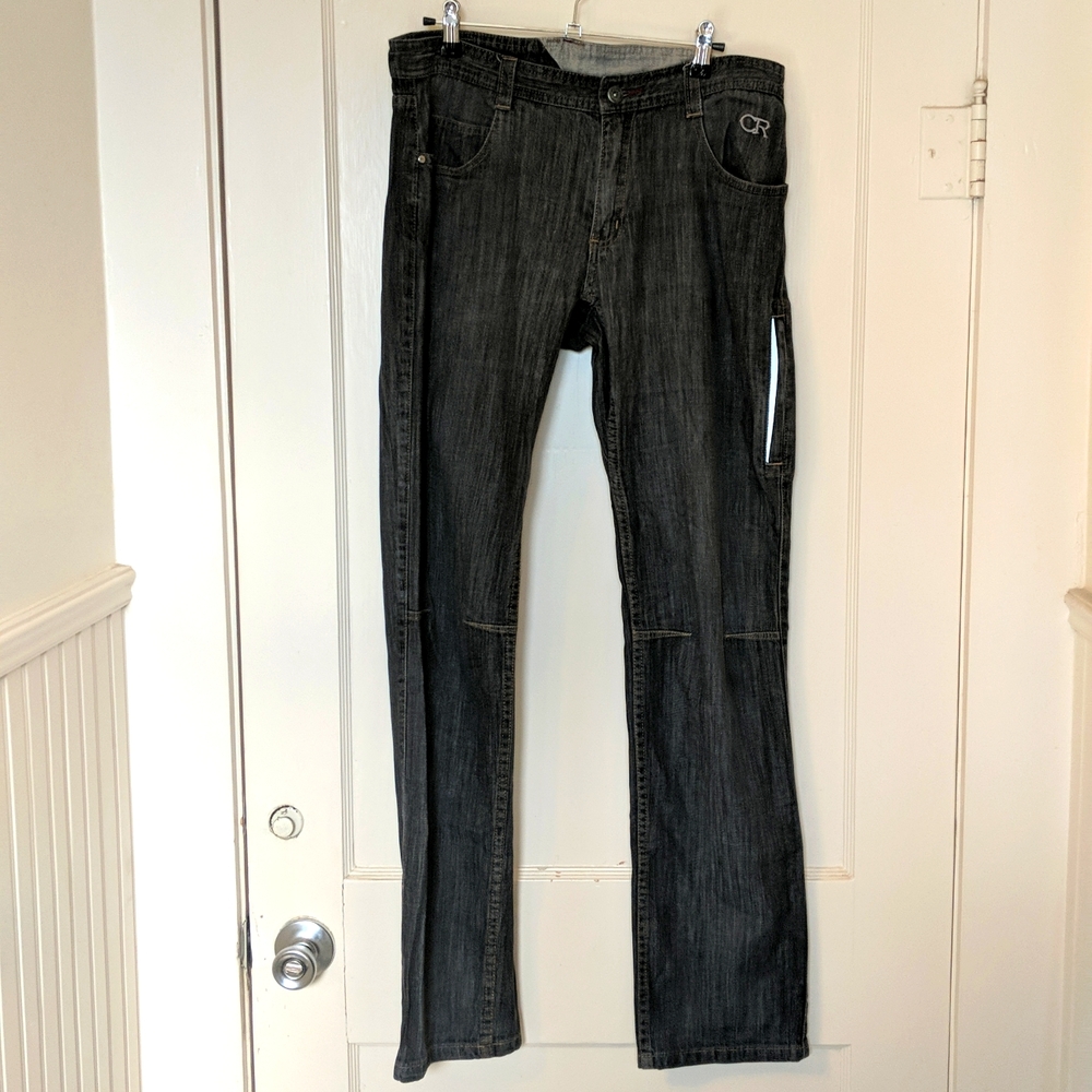 Club ride commuter bike jeans. Size 33. Faded black, Men's.